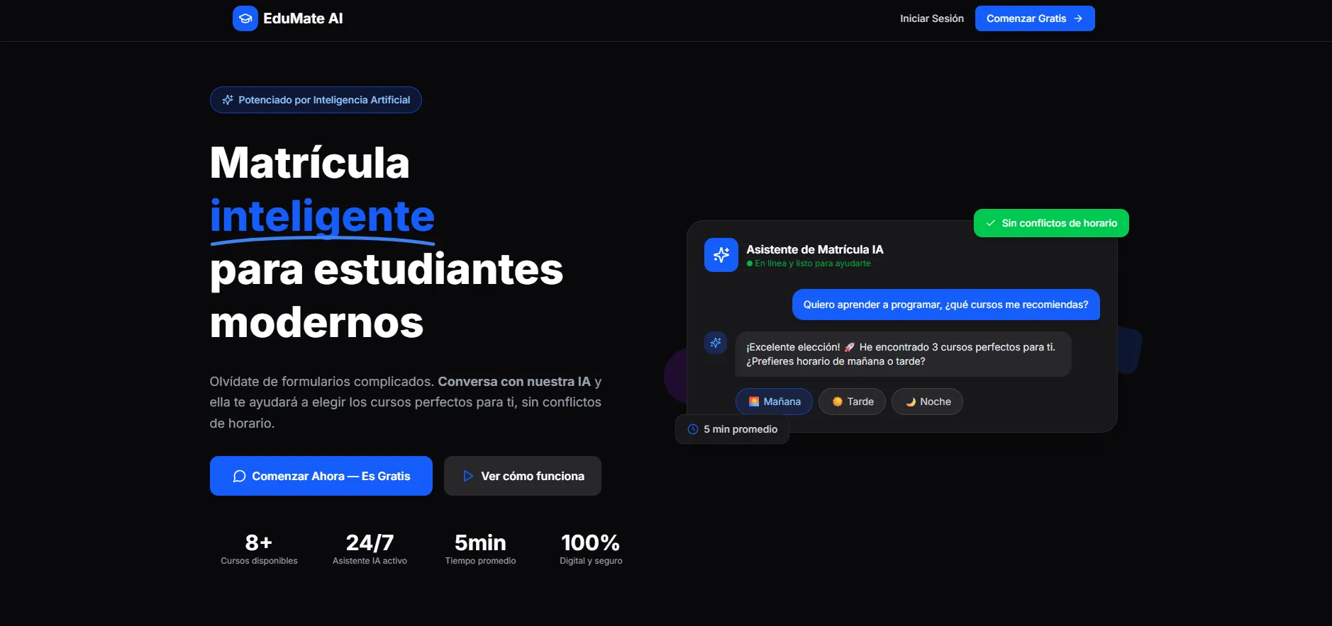Edumate IA - Matrícula Inteligente